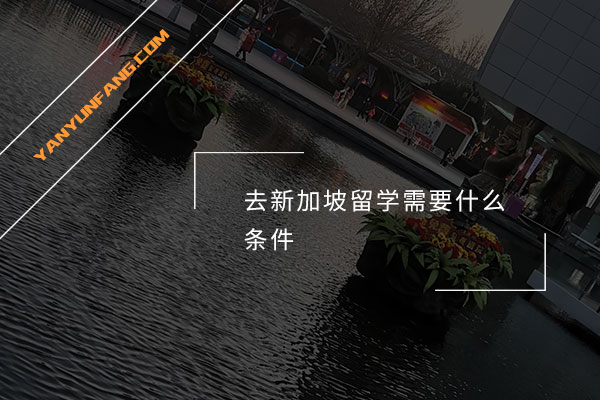去新加坡留学需要什么条件？