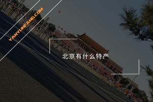 北京有什么特产？