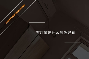 客厅窗帘什么颜色好看？