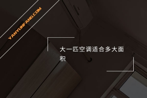 大一匹空调适合多大面积？
