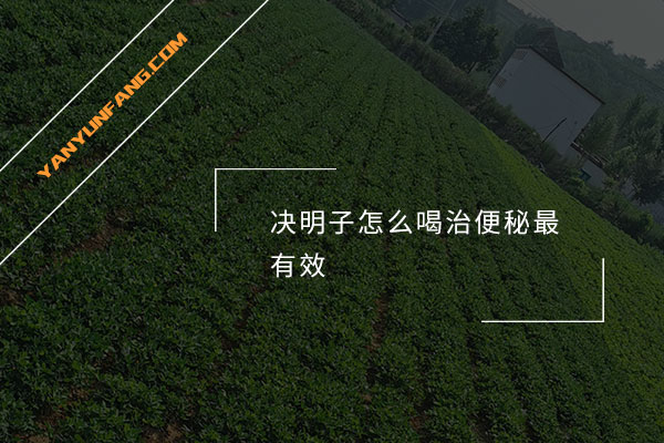决明子怎么喝治便秘最有效？