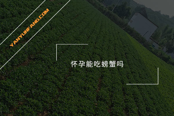 怀孕能吃螃蟹吗？