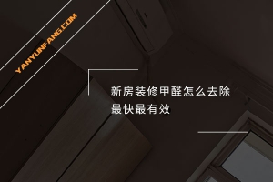 新房装修甲醛怎么去除最快最有效？