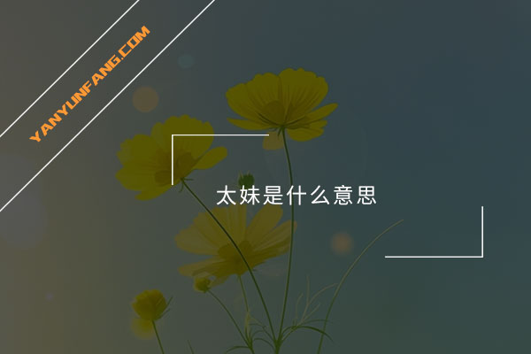 太妹是什么意思？