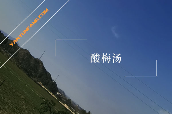酸梅汤